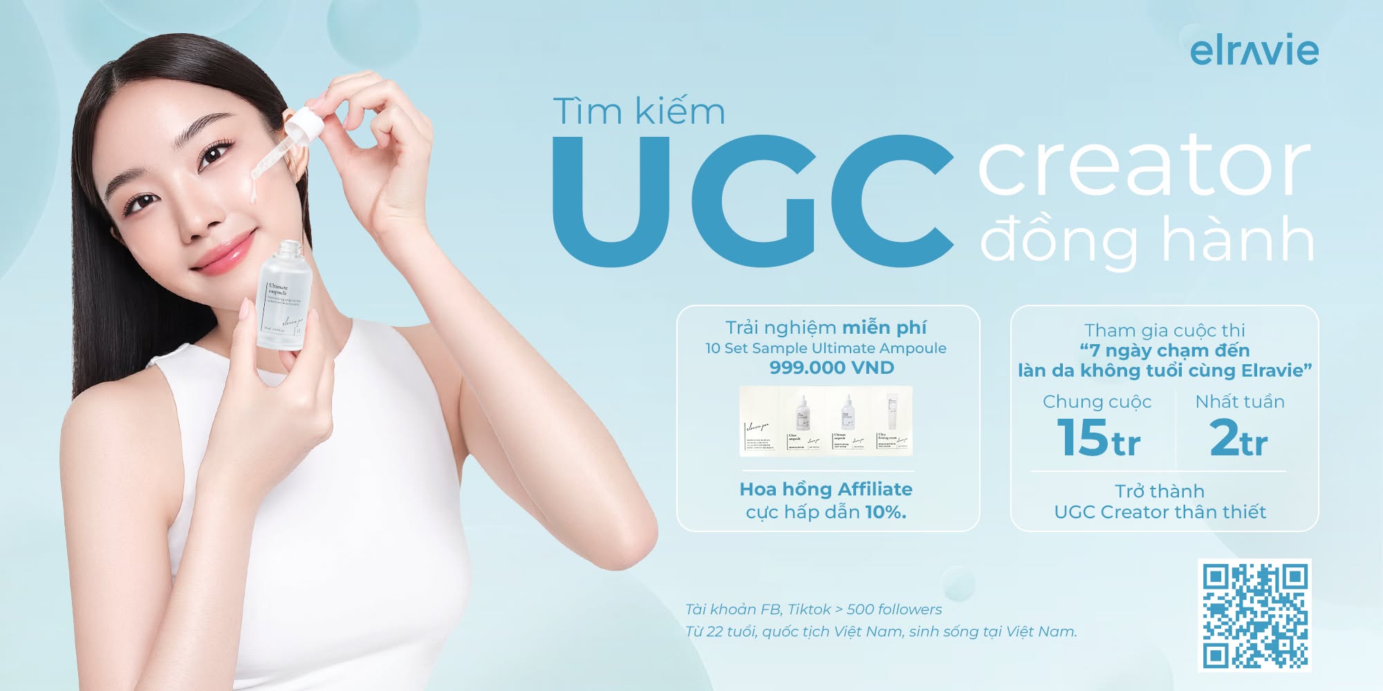 THAM GIA CUỘC THI “7 NGÀY CHẠM ĐẾN LÀN DA KHÔNG TUỔI CÙNG ELRAVIE”